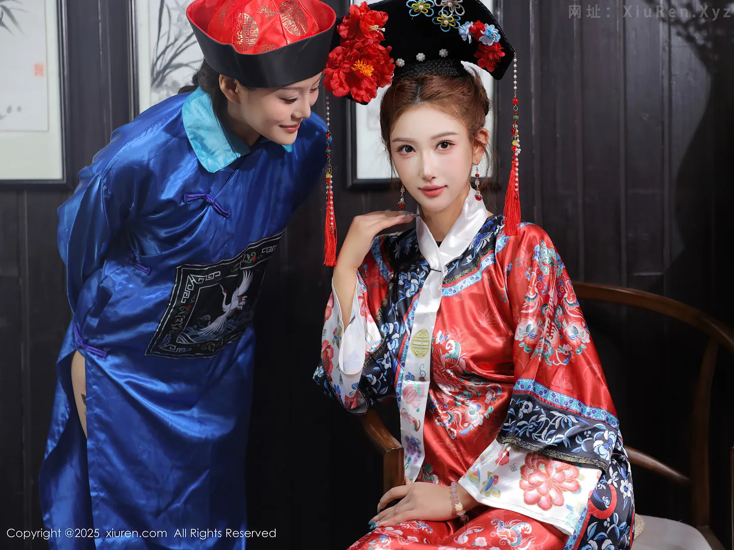 图片[3]-[XiuRen秀人网] VOL.10762 模特金允希Yuki性感姐妹花古装Cos旗袍秀丰腴身姿撩人诱惑写真65P-秀人网官方网站